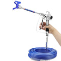 Aftermarket 5-Piece Airless Paint Sprayer Pro Kit - 33ft (10m) High-Pressure Hose, Black Spray Gun with Swivel, 517 Tip & 12" Extension Pole