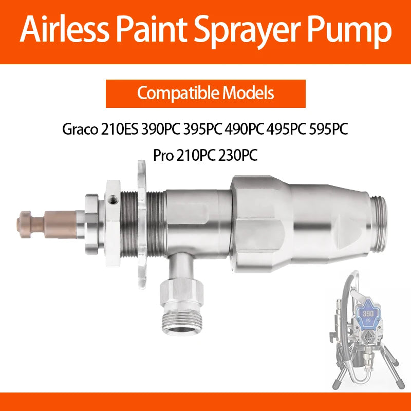 Aftermarket Airless Paint Sprayer Pump Assembly for Graco 390 395 490 495 595 Ultra Max II & Pro 210 230 PC